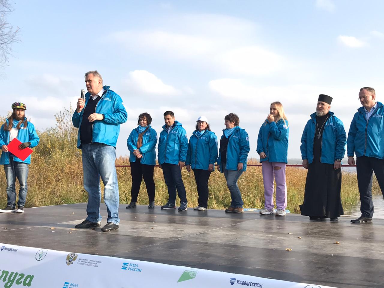Более 800 мешков мусора собрали во время акции «Вода России» в Калужской области