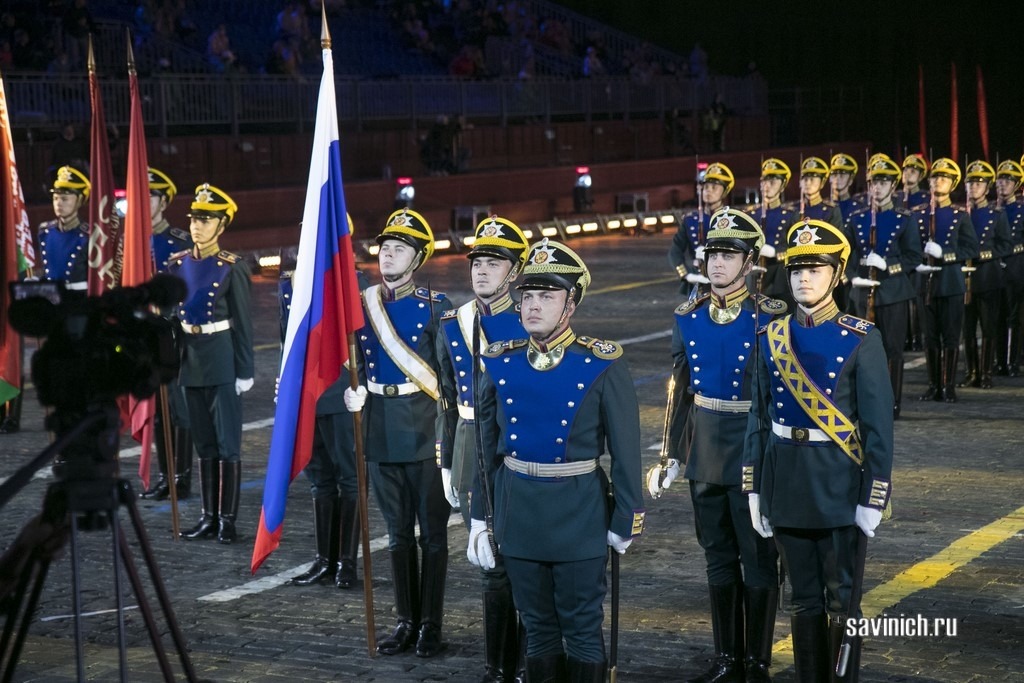 Выступление Роты специального караула Президентского полка на фестивале "Спасская башня"