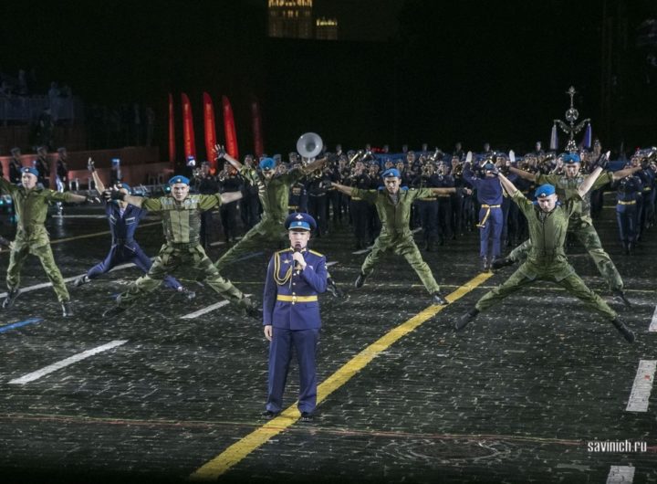 Сводный оркестр Воздушно-десантных войск на фестивале "Спасская Башня" 2021