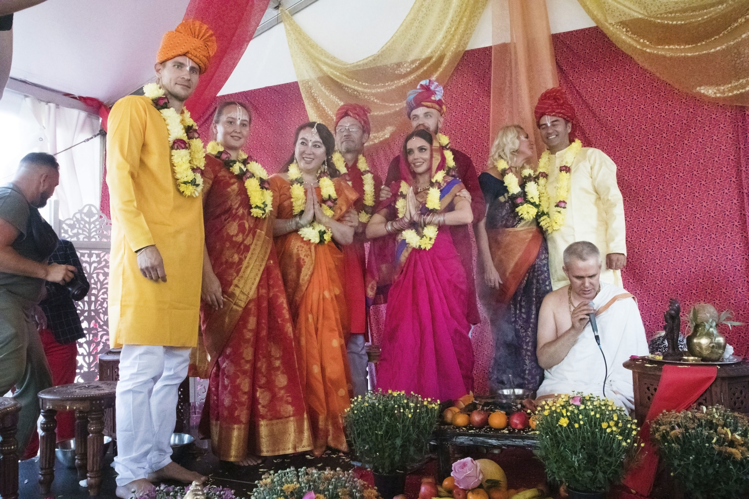 Индийская свадьба на фестивале День Индии